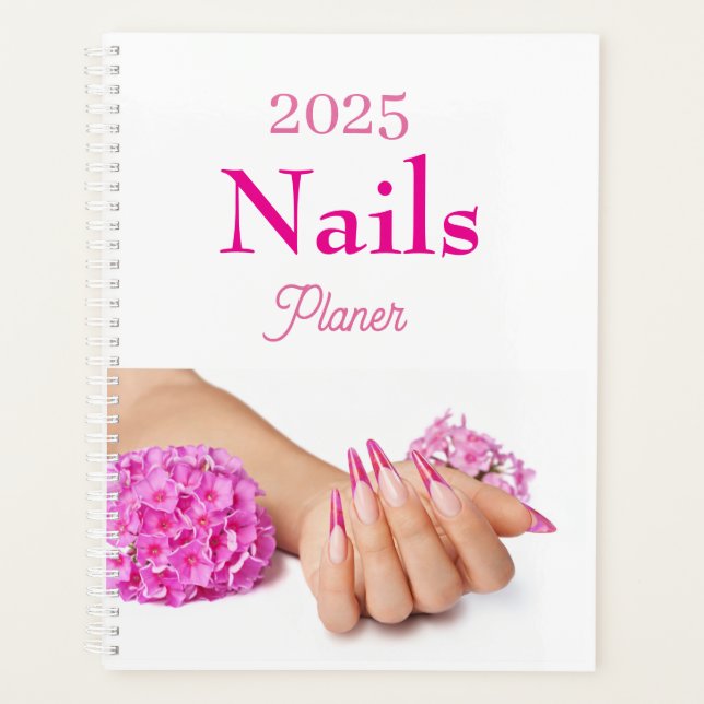 Nails 2025 Planer Planner (Front)