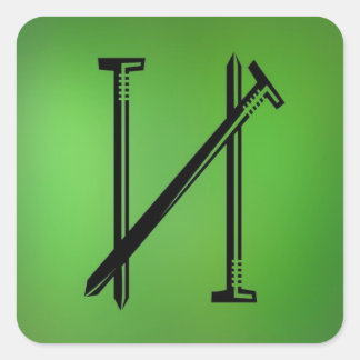 Nails AH2010 Square Sticker