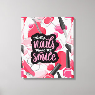 NAILS ART STYLE CANVAS PRINT