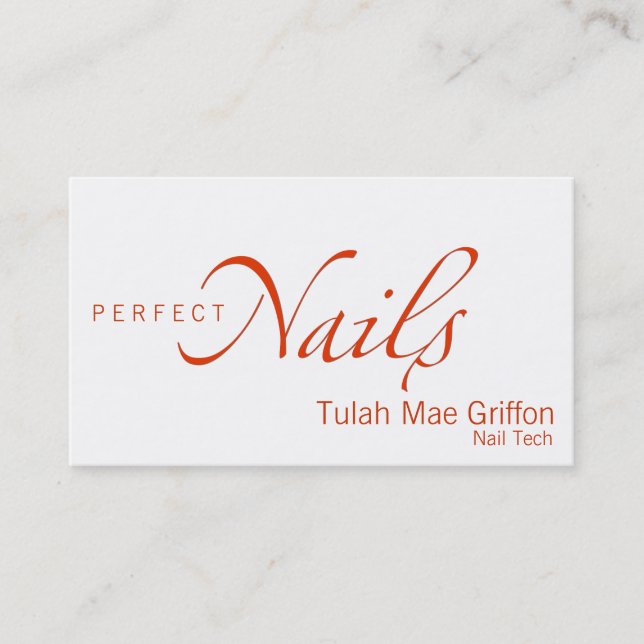Nails Business Card (Front)