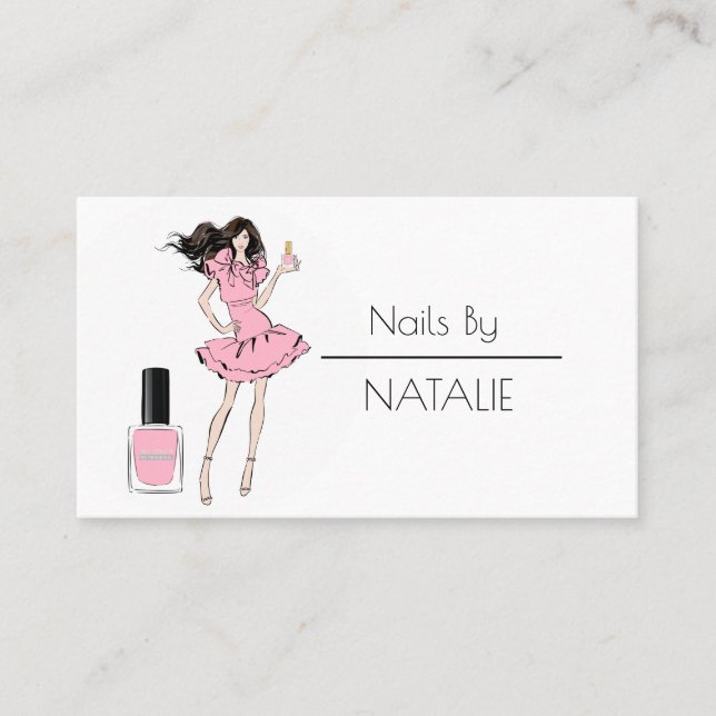 Nails Business Card (Front)