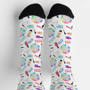 Nails Manicure Pedicure Beauty Salon Socks
