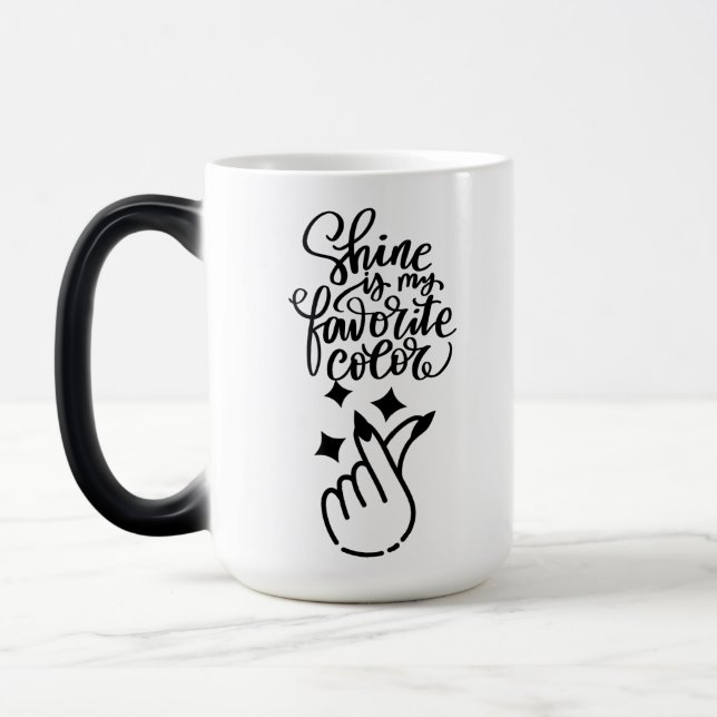 NAILS QUOTE DESIGN MAGIC MUG (Left)