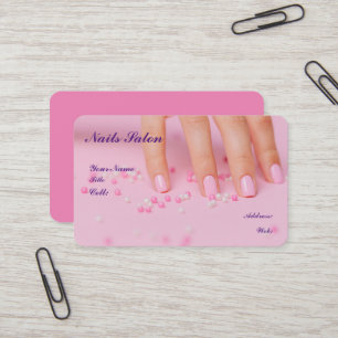 NAILS SALON BUSINESS CARD