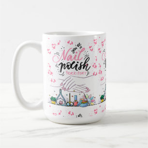 nails salon decorating style  coffee mug