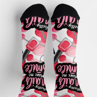 nails salon quote socks