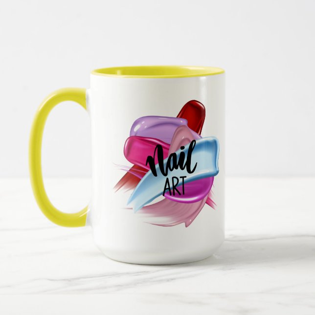 NAILS SALON QUOTE STYLE MUG (Left)
