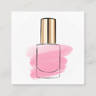 Nails Square Business Card