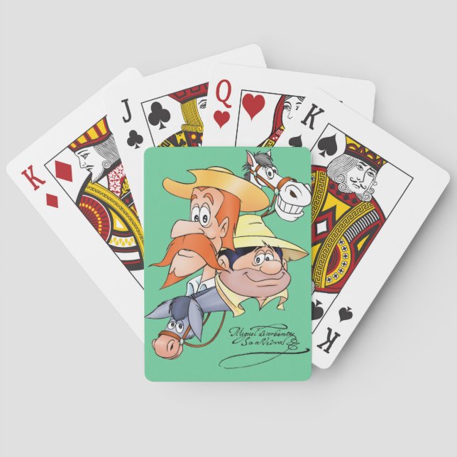 Naipes DON QUIJOTE - by @QUIXOTEdotTV Playing Cards (Back)