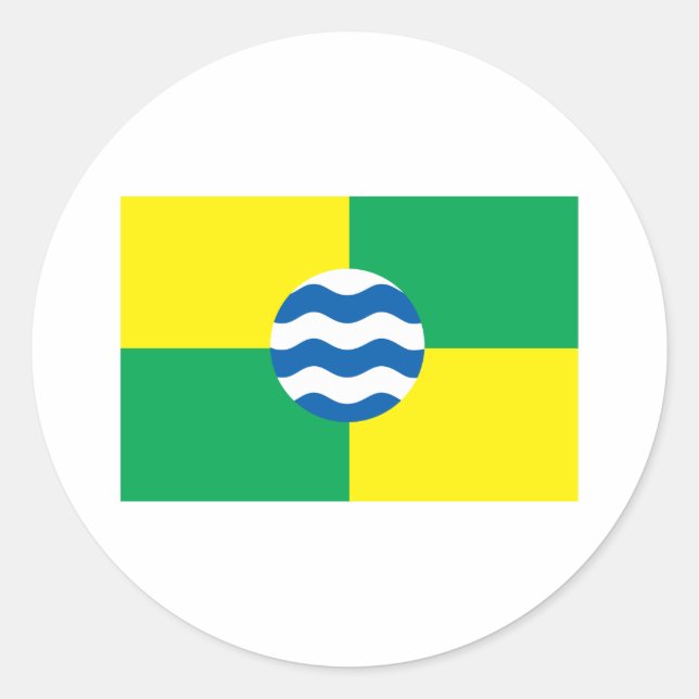 Nairobi Flag Classic Round Sticker (Front)