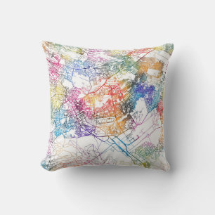 Nairobi Kenya City Map Cushion