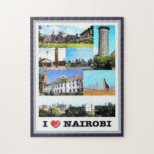 Nairobi - Kenya - I Love - Jigsaw Puzzle