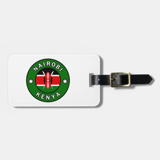 Nairobi Kenya Luggage Tag (Front Horizontal)