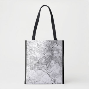 Nairobi Kenya Map Tote Bag