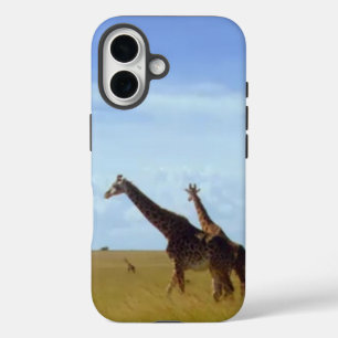 Nairobi National Park Giraffe Design iPhone 16 Case