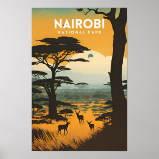 Nairobi National Park Poster