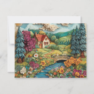 NAIVE Art postcard