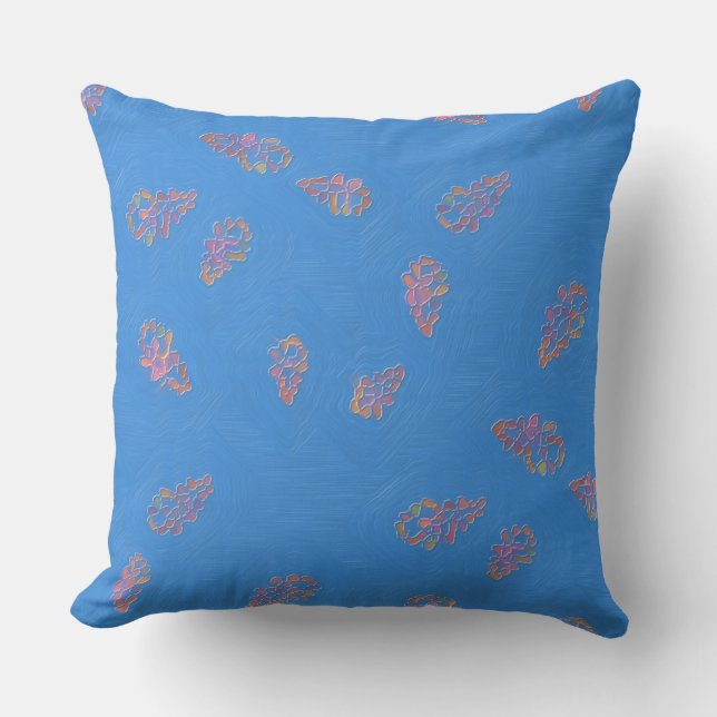 Naive Painted Autumn Sky Cushion (Front)