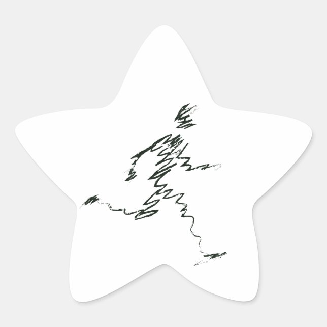 NAIVE STAR STICKER (Front)