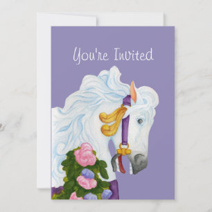 Najira Carousel Horse Invitation