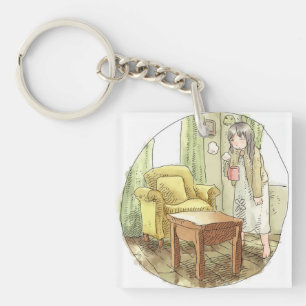Najirou Sayaka Key Ring