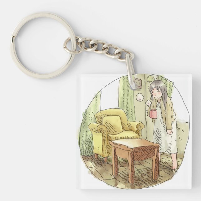 Najirou Sayaka Key Ring (Front)