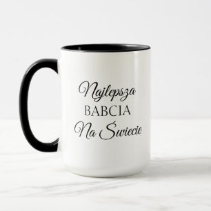 Najlepsza Babcia Na Świecie - Polish Grandmother Mug