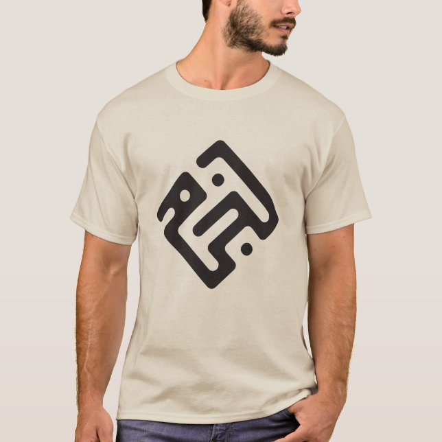 Najm (Star) name in arabic kufi calligraphy T-Shirt (Front)