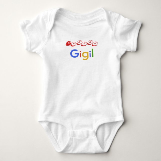 Nakaka Gigil for Cute Fil-Am or Filipino Babies Baby Bodysuit (Front)