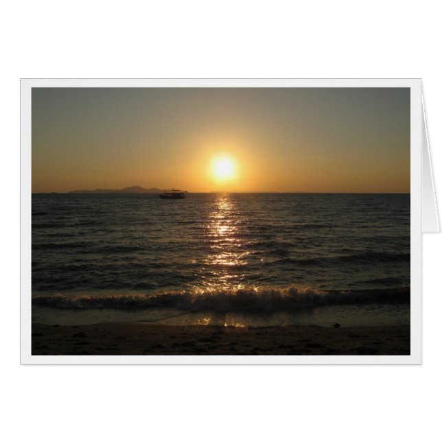 Naklua Beach Sunset .. Pattaya, Chonburi, Thailand (Front Horizontal)