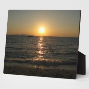 Naklua Beach Sunset .. Pattaya, Chonburi, Thailand Plaque