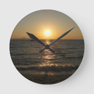 Naklua Beach Sunset .. Pattaya, Chonburi, Thailand Round Clock