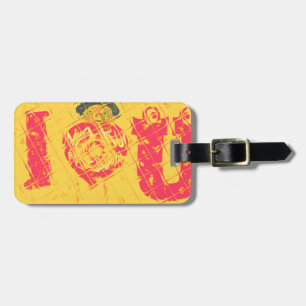 Nakupenda - I Love U Swahili Word Text Meaning Art Luggage Tag