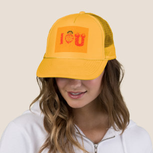Nakupenda - I Love U Swahili Word Text Meaning Art Trucker Hat