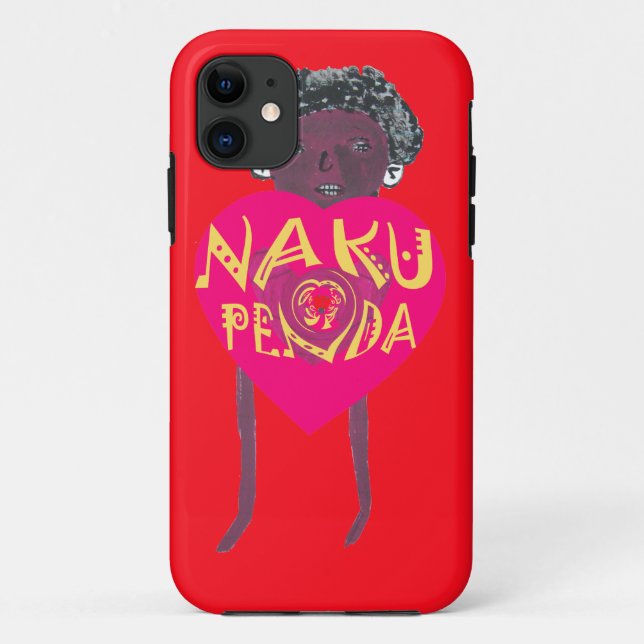 Nakupenda Love Art – Swahili Heart Design Case-Mate iPhone Case (Back)
