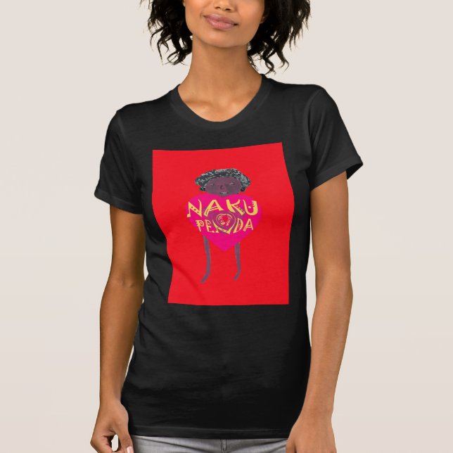 Nakupenda Love Art – Swahili Heart Design T-Shirt (Front)