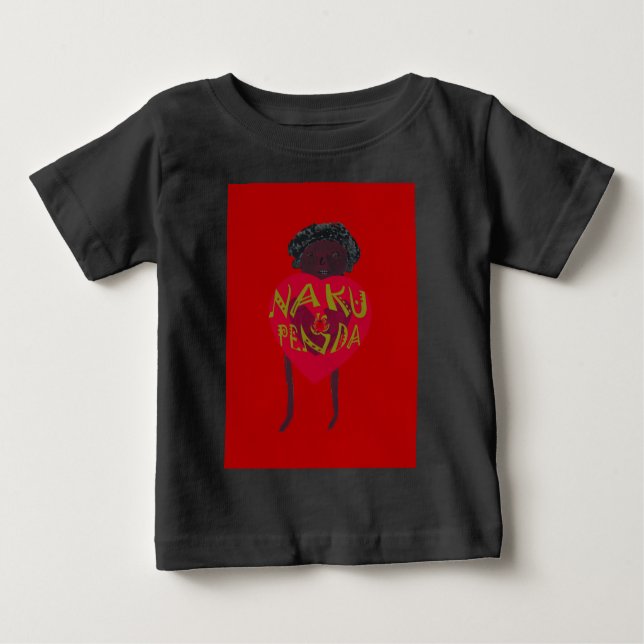  Nakupenda Sana Art Print  Swahili Design Baby T-Shirt (Front)