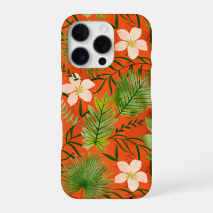 Nalani Hawaiian Tropical Garden Coral iPhone 16 Pro Case