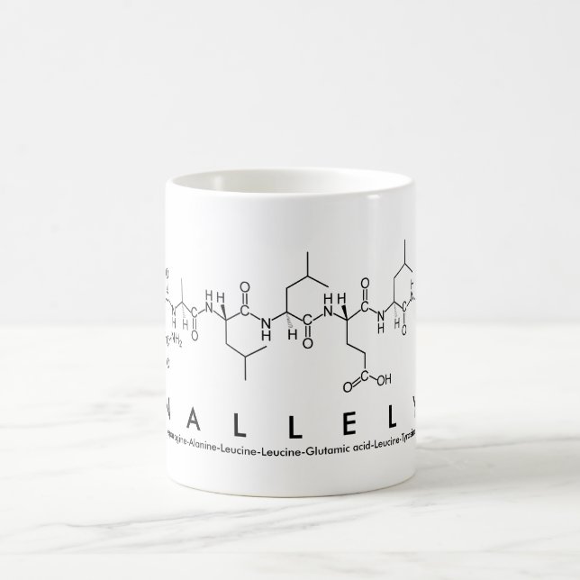 Nallely peptide name mug (Center)