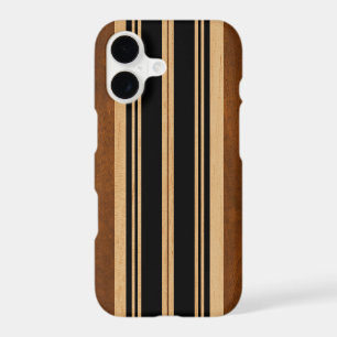 Nalu Lua Faux Koa Wood Surfboard Black