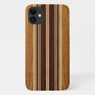 Nalu Lua Faux Koa Wood Surfboard Case-Mate iPhone Case