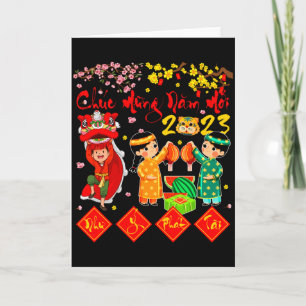 Nam Moi Nhu Y Vietnamese Lunar New Year Cat Year F Card