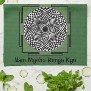 Nam Myoho Renge Kyo chant Tea Towel