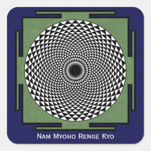 Nam Myoho Renge Kyo mantra Square Sticker