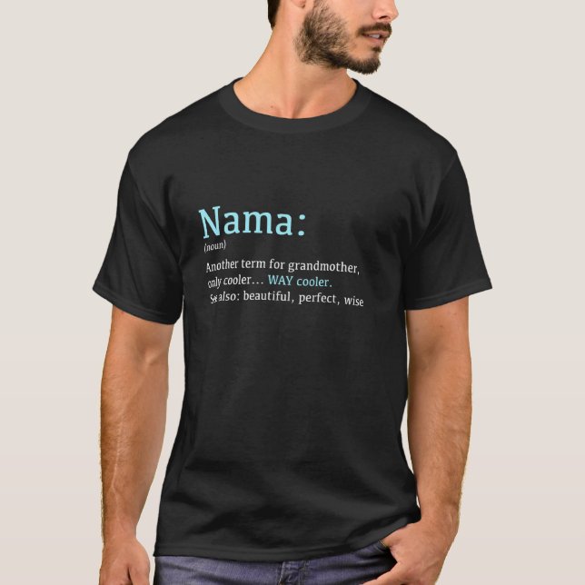 Nama Funny Definition Noun Another Term Pul T-Shirt (Front)