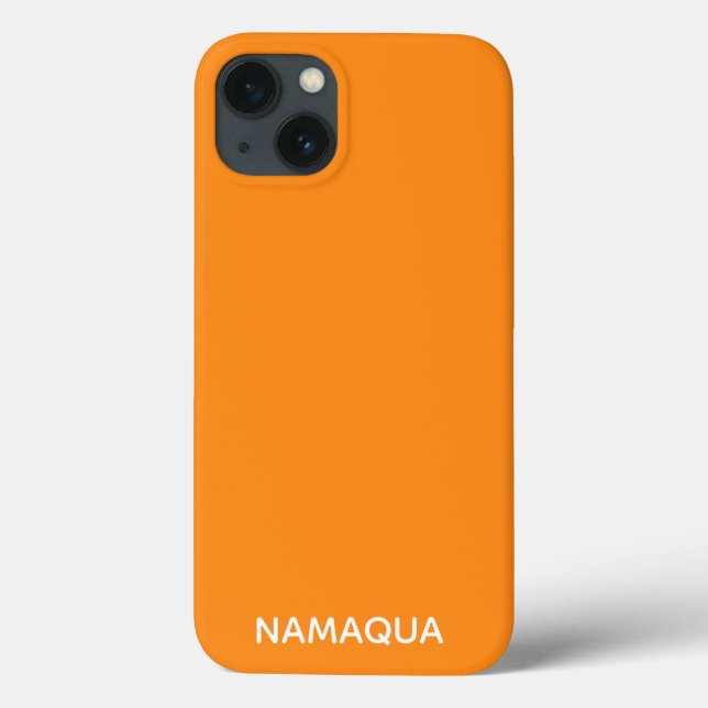 Namaqua orange color name Case-Mate iPhone case (Back)