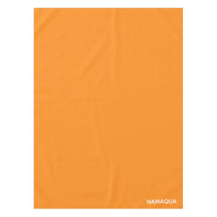 Namaqua orange colour name tablecloth