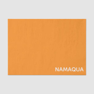 Namaqua orange colour name tissue paper