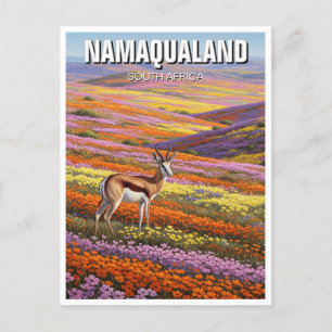 Namaqualand South Africa Travel Postcard