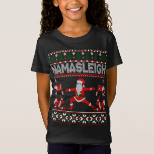 NAMASLEIGH Ugly Christmas Sweater Meme Santa Claus